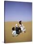 Children to the Sky, Morocco-Michael Brown-Stretched Canvas