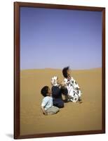 Children to the Sky, Morocco-Michael Brown-Framed Premium Photographic Print