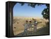 Children Under Tree, Apamea (Qalat at Al-Mudiq), Syria, Middle East-Christian Kober-Framed Stretched Canvas