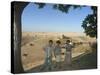 Children Under Tree, Apamea (Qalat at Al-Mudiq), Syria, Middle East-Christian Kober-Stretched Canvas