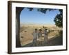 Children Under Tree, Apamea (Qalat at Al-Mudiq), Syria, Middle East-Christian Kober-Framed Photographic Print