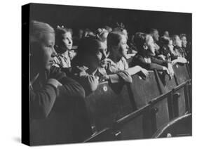 Children Viewing a Theater Production About a Boy Living in the Us-Nat Farbman-Stretched Canvas