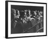 Children Viewing a Theater Production About a Boy Living in the Us-Nat Farbman-Framed Photographic Print