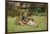 Children - Vinogradov, Sergei Arsenyevich (1869-1938) - 1890S - Oil on Canvas --Sergei Arsenevich Vinogradov-Framed Giclee Print