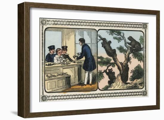 Children Visit the Shoemaker-Charles Butler-Framed Art Print