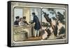 Children Visit the Shoemaker-Charles Butler-Framed Stretched Canvas