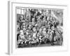 Children Waiting for Soup at Dinner Time, London Board School, Denmark Terrace, Islington, 1889-null-Framed Giclee Print