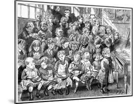 Children Waiting for Soup at Dinner Time, London Board School, Denmark Terrace, Islington, 1889-null-Mounted Giclee Print