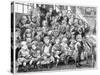 Children Waiting for Soup at Dinner Time, London Board School, Denmark Terrace, Islington, 1889-null-Stretched Canvas