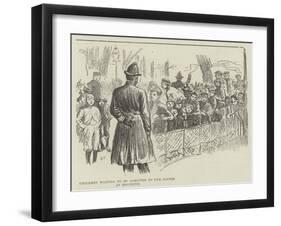 Children Waiting to Be Admitted to the Dinner at Brighton-null-Framed Giclee Print