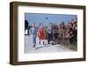 Children Walking Along Gravel Road-William P. Gottlieb-Framed Photographic Print