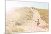 Children Walking up a Dune Path to the Beach-soupstock-Mounted Photographic Print