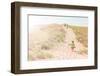 Children Walking up a Dune Path to the Beach-soupstock-Framed Photographic Print