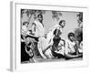 Children Watch Funeral Procession of Assassinated Indian Leader Mohandas K. Gandhi-Margaret Bourke-White-Framed Photographic Print