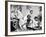 Children Watch Funeral Procession of Assassinated Indian Leader Mohandas K. Gandhi-Margaret Bourke-White-Framed Photographic Print