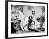 Children Watch Funeral Procession of Assassinated Indian Leader Mohandas K. Gandhi-Margaret Bourke-White-Framed Photographic Print