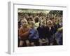 Children Watch Guignol Puppet Show in Open Air Theater at Parc de Montsouris-Alfred Eisenstaedt-Framed Photographic Print