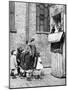 Children Watching a Punch and Judy Show in a London Street, 1936-Donald Mcleish-Mounted Giclee Print