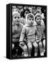 Children Watching Story of St. George and the Dragon at the Puppet Theater in the Tuileries-Alfred Eisenstaedt-Framed Stretched Canvas