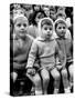 Children Watching Story of St. George and the Dragon at the Puppet Theater in the Tuileries-Alfred Eisenstaedt-Stretched Canvas