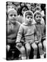 Children Watching Story of St. George and the Dragon at the Puppet Theater in the Tuileries-Alfred Eisenstaedt-Stretched Canvas