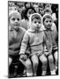 Children Watching Story of St. George and the Dragon at the Puppet Theater in the Tuileries-Alfred Eisenstaedt-Mounted Photographic Print