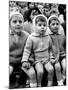 Children Watching Story of St. George and the Dragon at the Puppet Theater in the Tuileries-Alfred Eisenstaedt-Mounted Photographic Print