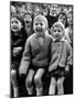 Children Watching Story of St. George and the Dragon at the Puppet Theater in the Tuileries-Alfred Eisenstaedt-Mounted Premium Photographic Print