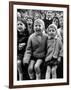 Children Watching Story of St. George and the Dragon at the Puppet Theater in the Tuileries-Alfred Eisenstaedt-Framed Photographic Print