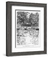 Children, Water, Gerda-Arthur Rackham-Framed Art Print