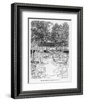 Children, Water, Gerda-Arthur Rackham-Framed Art Print