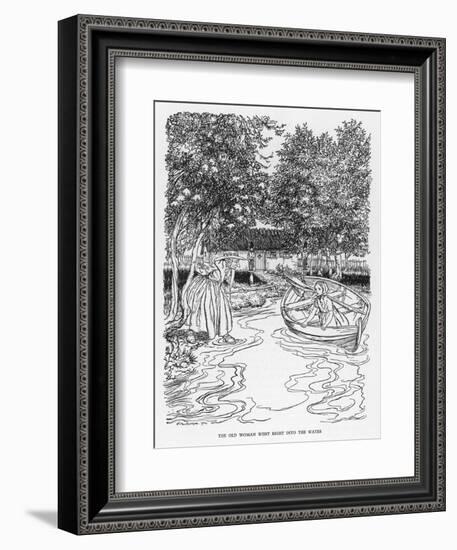 Children, Water, Gerda-Arthur Rackham-Framed Art Print