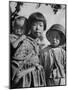 Children Wearing Traditional Clothing-Carl Mydans-Mounted Photographic Print