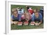 Children with Baskets of Raspberries-William P. Gottlieb-Framed Photographic Print