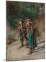 Children with Brushwood-Anton Romako-Mounted Giclee Print