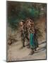 Children with Brushwood-Anton Romako-Mounted Giclee Print