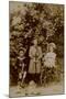 Children with Dolls, Rocking Horse and Tricycle, C.1890-null-Mounted Photographic Print