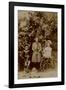 Children with Dolls, Rocking Horse and Tricycle, C.1890-null-Framed Photographic Print