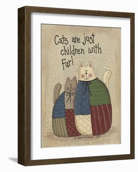 Children with Fur-Debbie McMaster-Framed Giclee Print