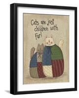 Children with Fur-Debbie McMaster-Framed Giclee Print