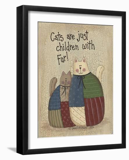 Children with Fur-Debbie McMaster-Framed Giclee Print