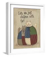 Children with Fur-Debbie McMaster-Framed Giclee Print