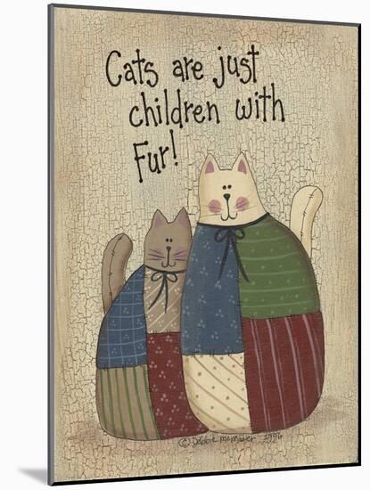 Children with Fur-Debbie McMaster-Mounted Giclee Print