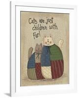 Children with Fur-Debbie McMaster-Framed Giclee Print