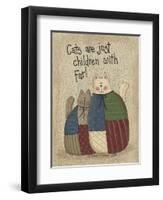 Children with Fur-Debbie McMaster-Framed Premium Giclee Print