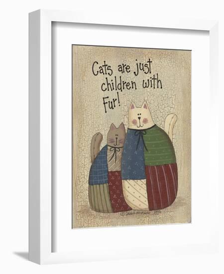 Children with Fur-Debbie McMaster-Framed Premium Giclee Print