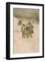 Children with Holly-Lizzie Lawson-Framed Art Print