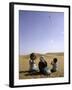 Children with Kite, Morocco-Michael Brown-Framed Premium Photographic Print