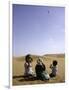 Children with Kite, Morocco-Michael Brown-Framed Premium Photographic Print