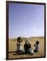 Children with Kite, Morocco-Michael Brown-Framed Premium Photographic Print